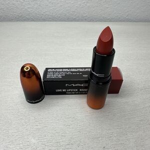MAC Love Me Lipstick HOT AS CHILI #401 Burnt Red Brown Retired BNIB